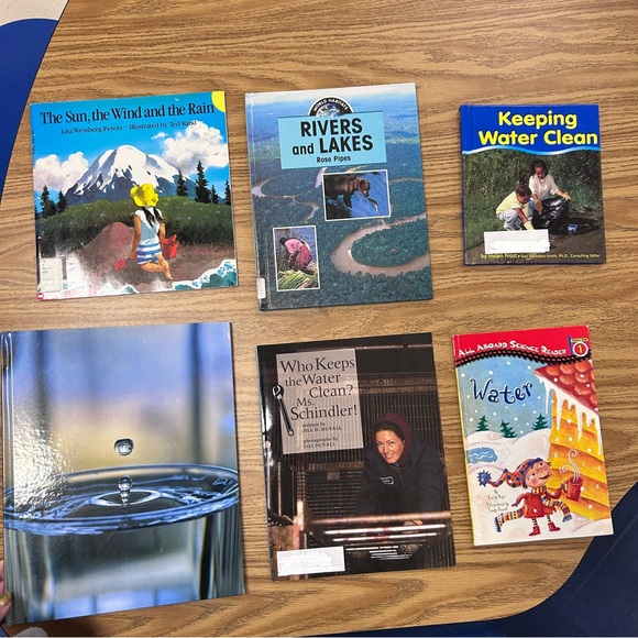 Other - Children's Educational Water Books Bundle - Blue & Multicolor Covers